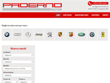 Tablet Screenshot of padernomotori.com